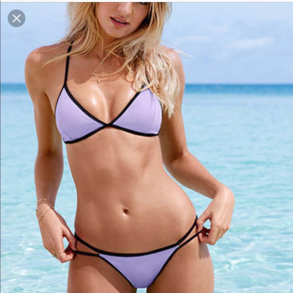 NWOT VS triangle bikini top - light purple